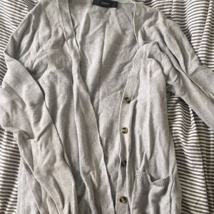 Gray cardigan